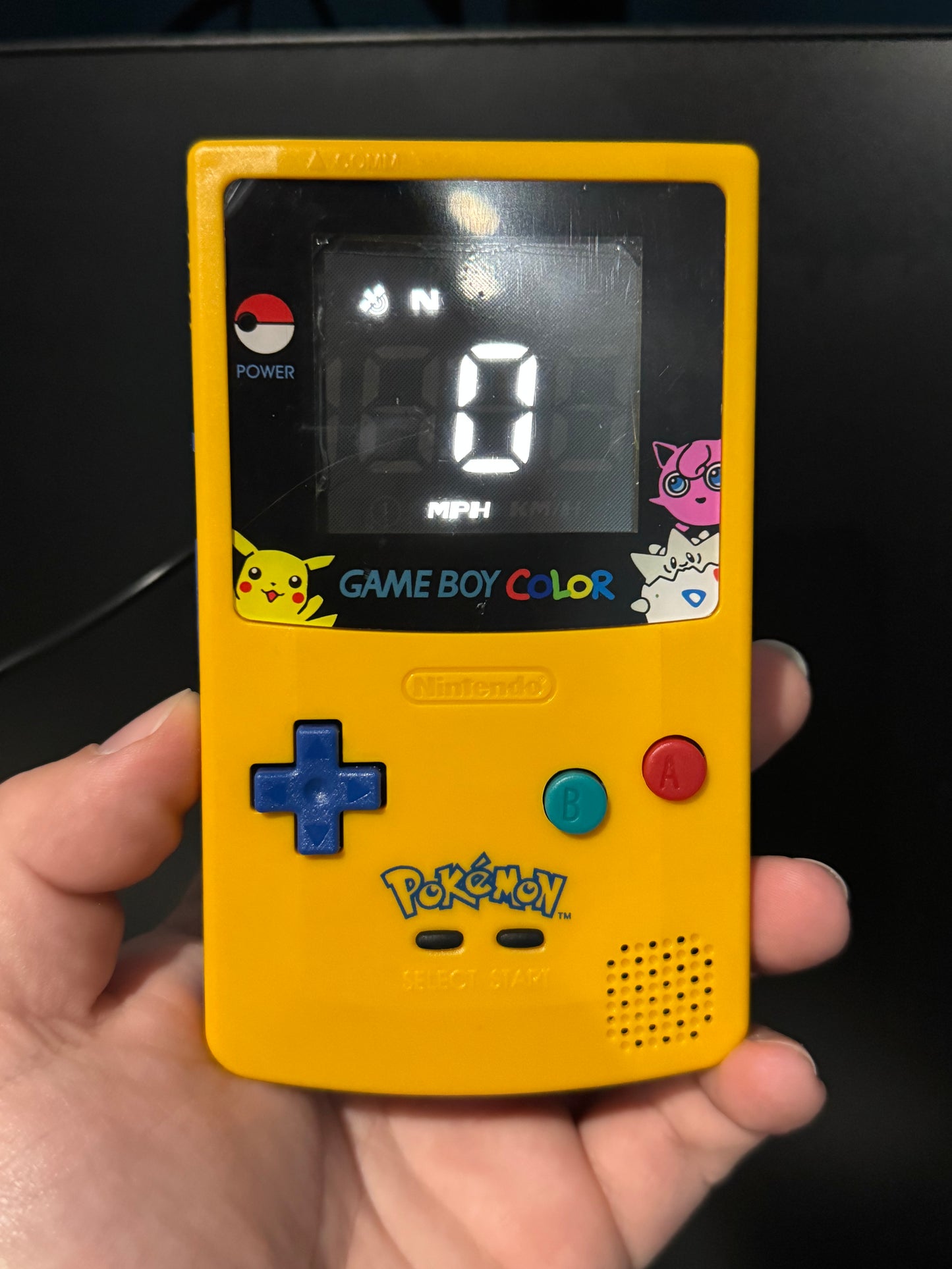 Gameboy Color GPS Speedometer