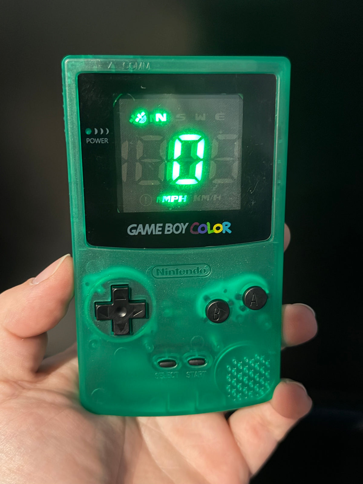 Gameboy Speedometer Screen Color ADD-ON