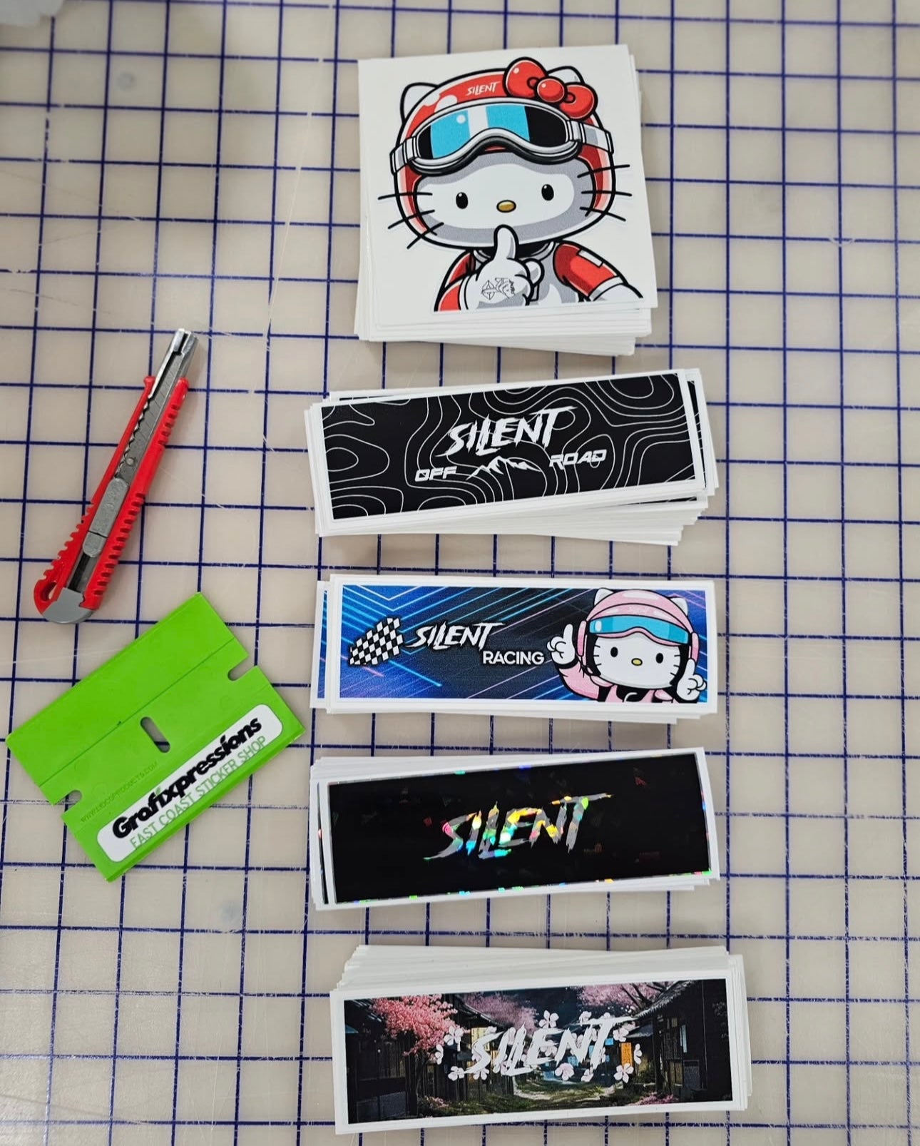 SILENT Slap Stickers & Peekers