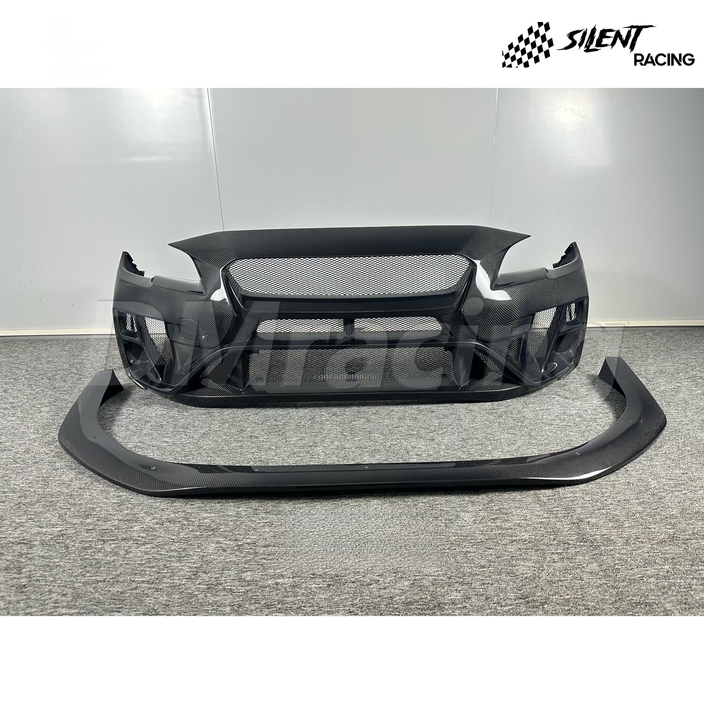 VARIS Style Carbon Fiber Front Bumper + Lip - Subaru WRX/STI (15-21)