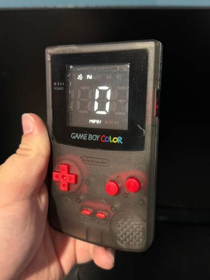 Gameboy Color GPS Speedometer