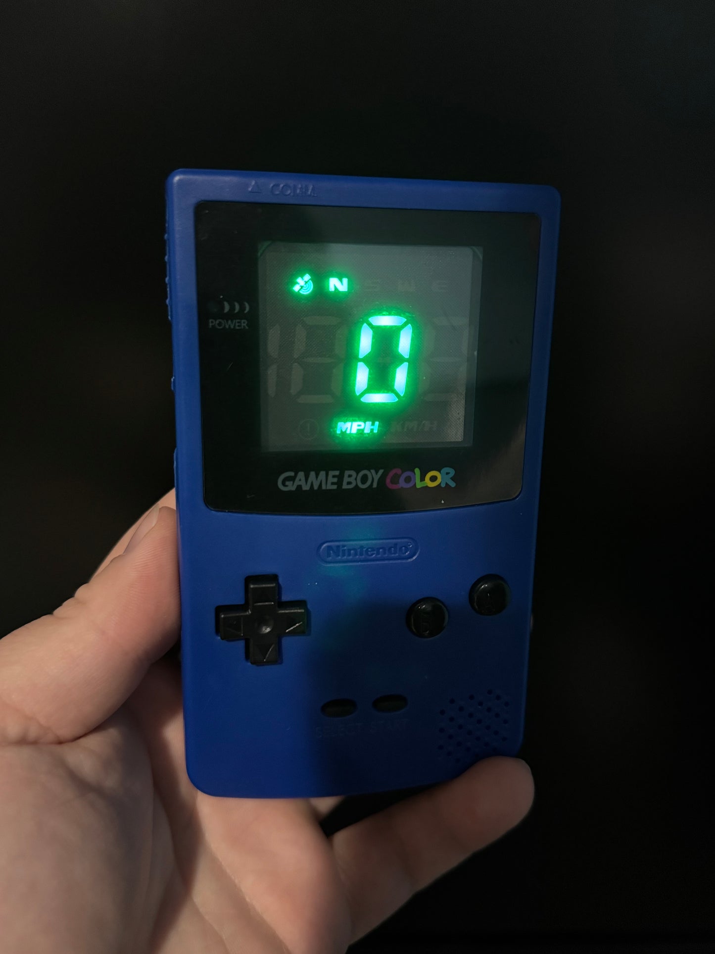 Gameboy Color GPS Speedometer