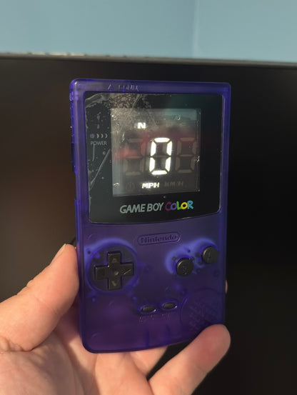 Gameboy Color GPS Speedometer