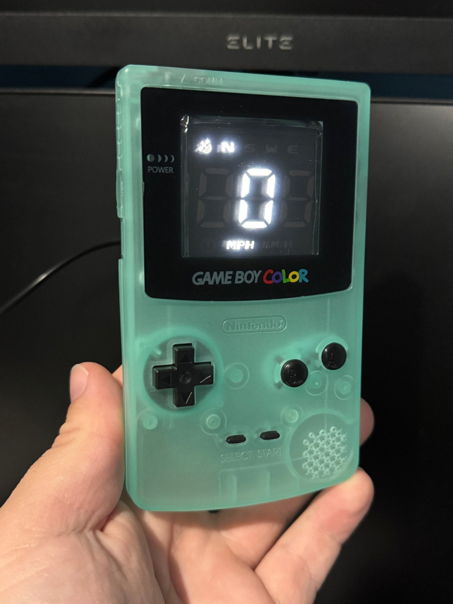 Gameboy Color GPS Speedometer