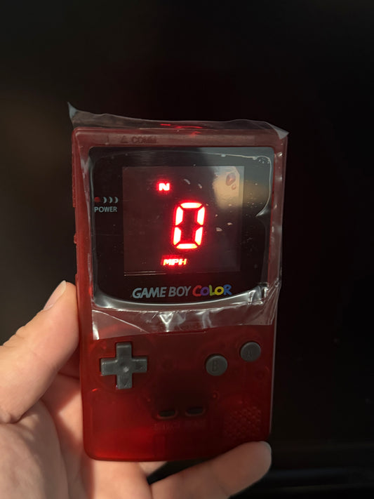 Gameboy Speedometer Tempered Glass Faceplate ADD-ON