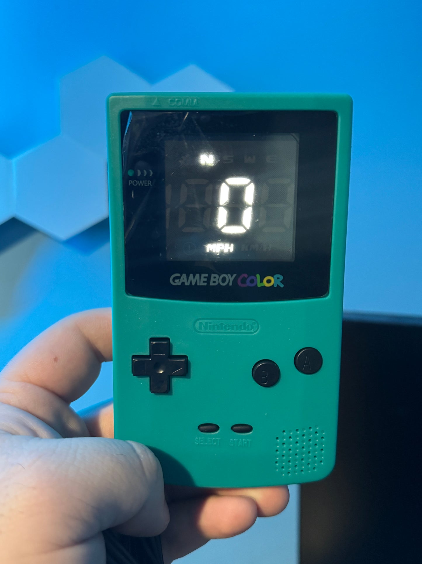 Gameboy Color GPS Speedometer
