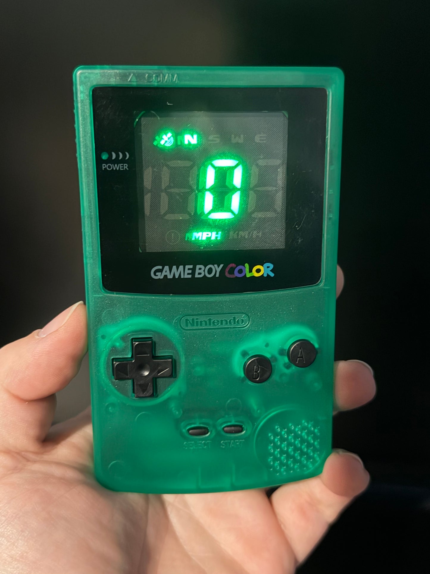 Gameboy Speedometer Screen Color ADD-ON