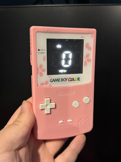 Gameboy Color GPS Speedometer