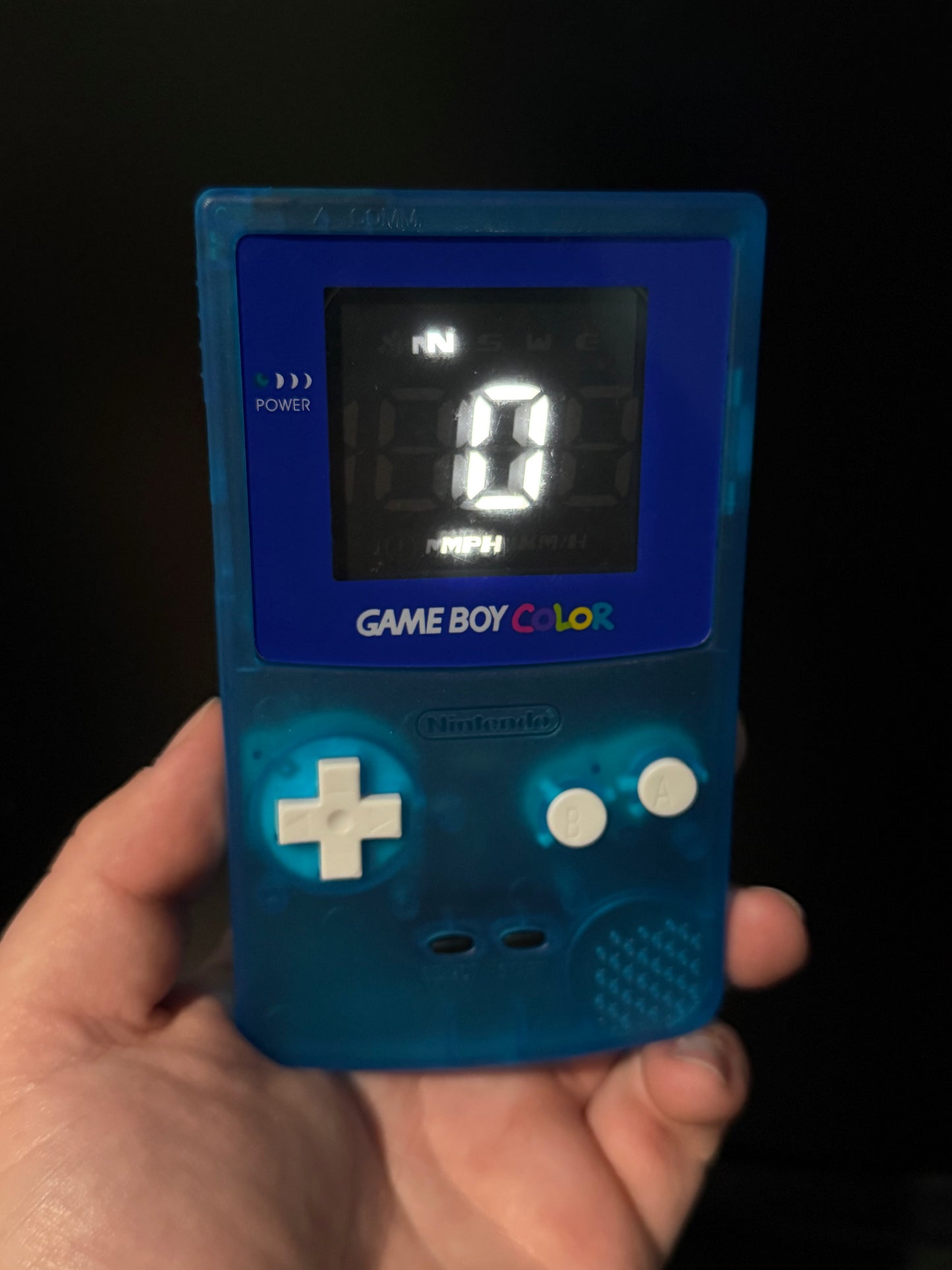 Gameboy Color GPS Speedometer