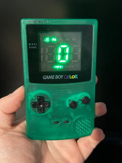 Gameboy Color GPS Speedometer