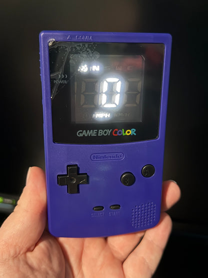 Gameboy Color GPS Speedometer