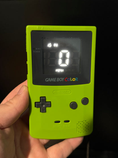 Gameboy Color GPS Speedometer