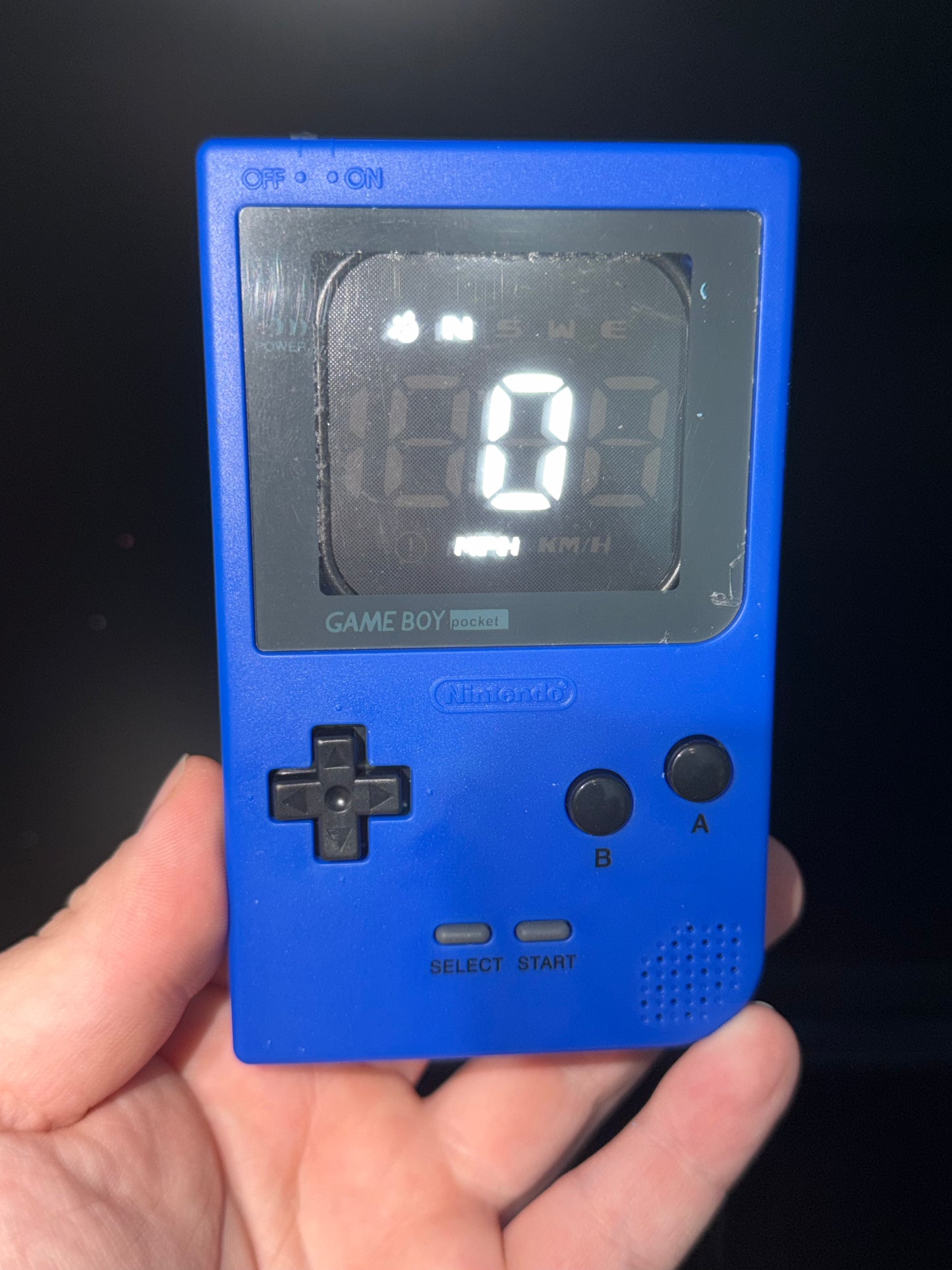 Gameboy Color GPS Speedometer
