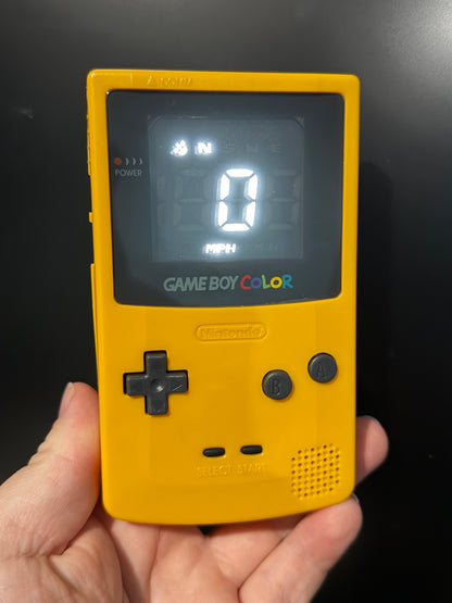 Gameboy Color GPS Speedometer