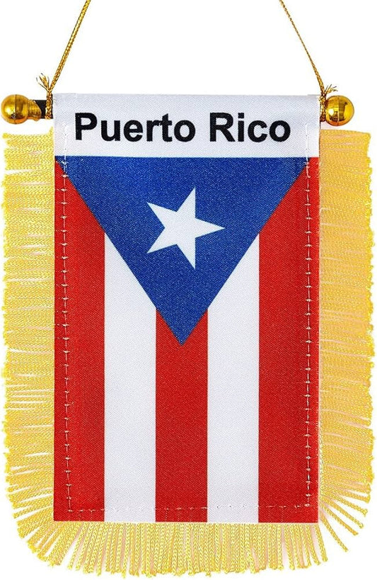 SILENT Puerto Rico Flag Hangers