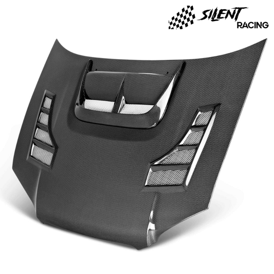 CW Style Carbon Fiber Hood - Subaru Impreza 02-03