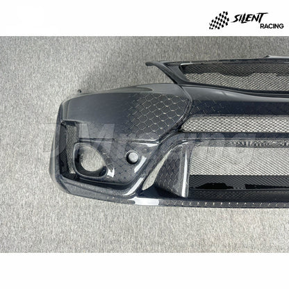 VARIS Style Honeycomb Carbon Fiber Front Bumper + Lip - Subaru Impreza WRX/STI (08-14)