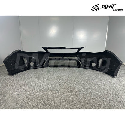 VARIS Style Honeycomb Carbon Fiber Front Bumper + Lip - Subaru Impreza WRX/STI (08-14)