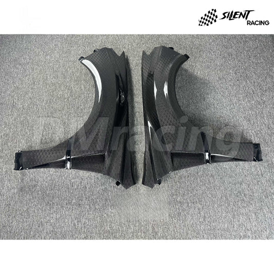 VARIS Style Honeycomb Carbon Fiber Fenders - Subaru Impreza WRX/STI (08-14)
