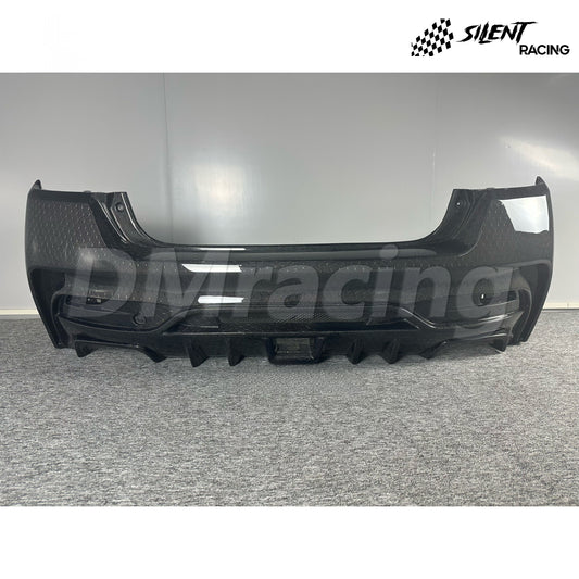 VARIS Style Honeycomb Carbon Fiber Rear Bumper  - Subaru WRX/STI (15-21)