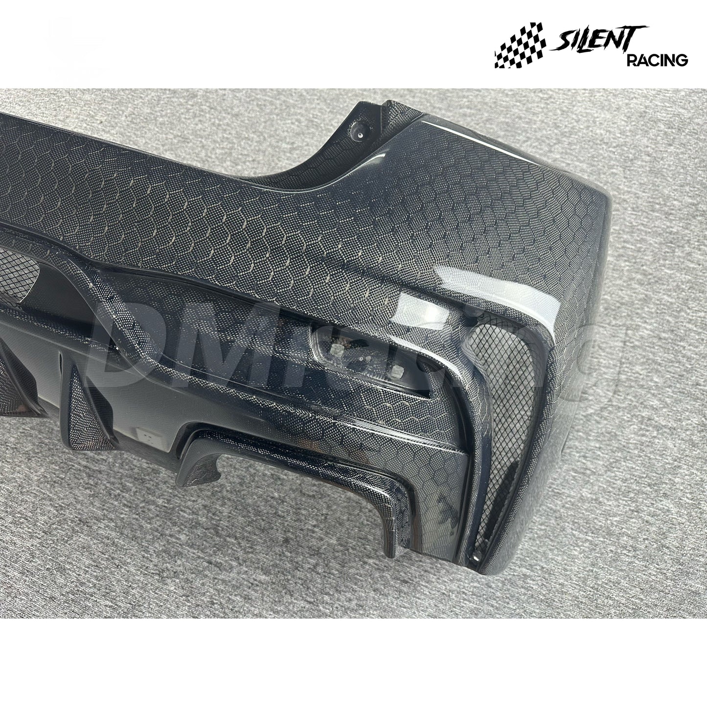 VARIS Style Honeycomb Carbon Fiber Rear Bumper  - Subaru WRX/STI (15-21)