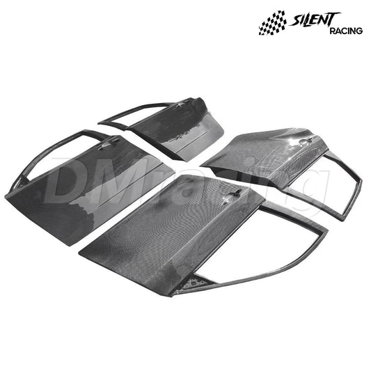 OEM Style Carbon Fiber Door Panel for Subaru Impreza WRX/STI Hatchback (2008-2014)
